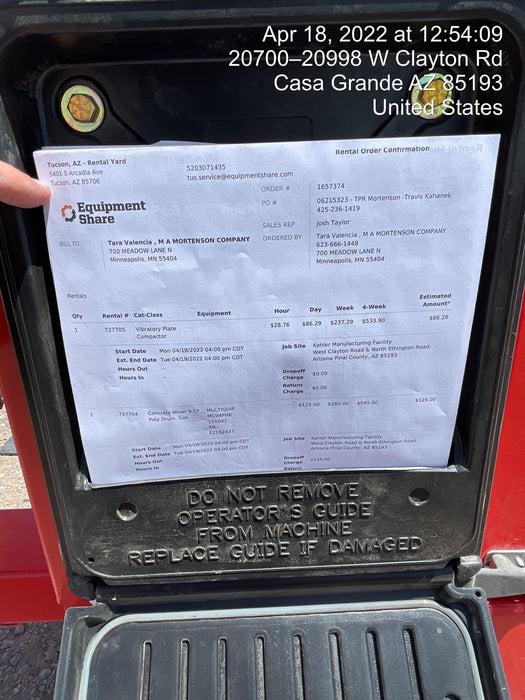 2021 MULTIQUIP MC94PH8