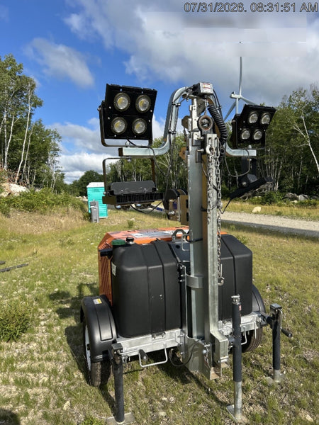 2024 Wanco WLTT-4MM4K Diesel, Deep Sea Controller, Shore Power Plug, Auto Start, (4) 350W LED Floodlights, 4kW Generator, 60 Gal Fuel Tank, 2" Ball, T3
