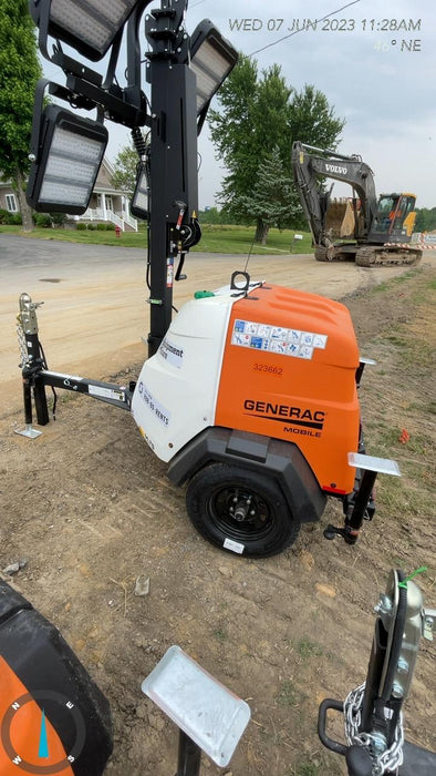 2023 Generac MLT2 Diesel, Flex Switch 120V Input, Powerzone Controller, (4) 320W LED Lights, 4kW Generator, 39.9 Gal Fuel Tank, 2" Ball, T3