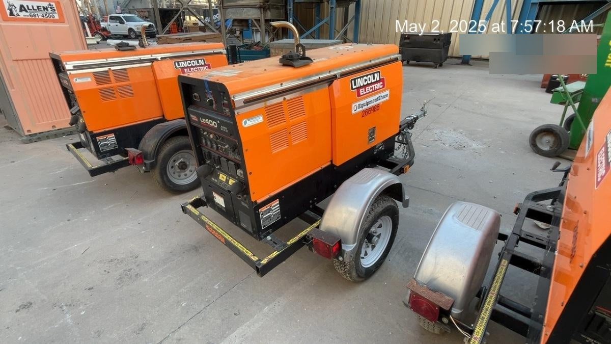 2022 Lincoln Electric LE400 Kubota V1505, Trlr, Cable Rack, Light Kit, ES Decals, T3