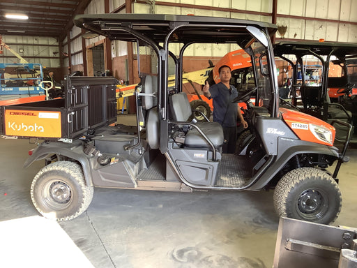 2021 Kubota RTV-X1140W-H Plastic Canopy, Windshield Acrylic Clear, LED Strobe Light, Wire Harness Kit, Back up Alarm