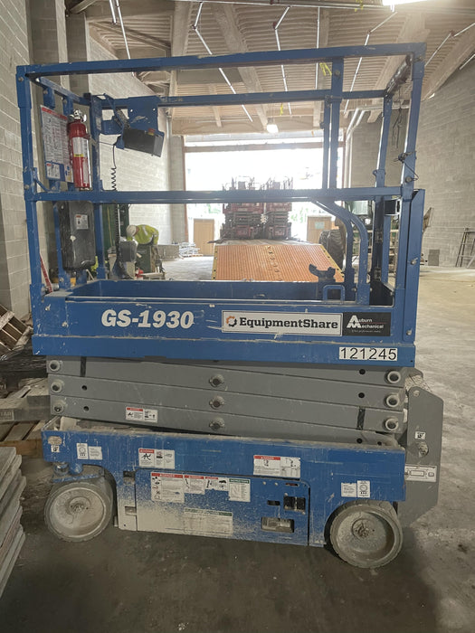 2020 Genie GS-1930 Solid Non Marking Tires, Beacon, Folding rails with half height swing gate, Telematics