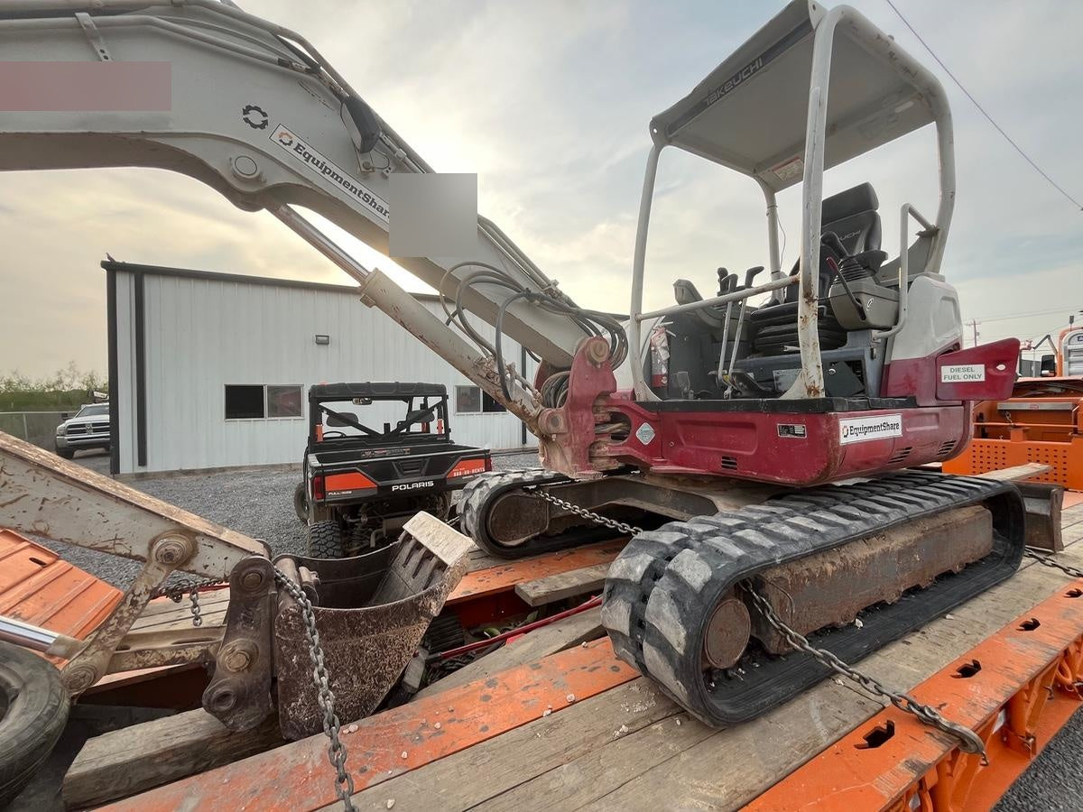 2019 Takeuchi TB260 Takeuchi TB260 Canopy w/Rubber Tracks, Auxiliary Hydraulics, Standard Blade, Manual QC