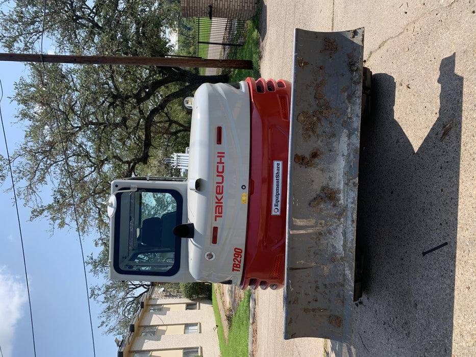 2020 Takeuchi TB290C Cab/Heat/Air, Rubber Tracks, Manual TAG QC