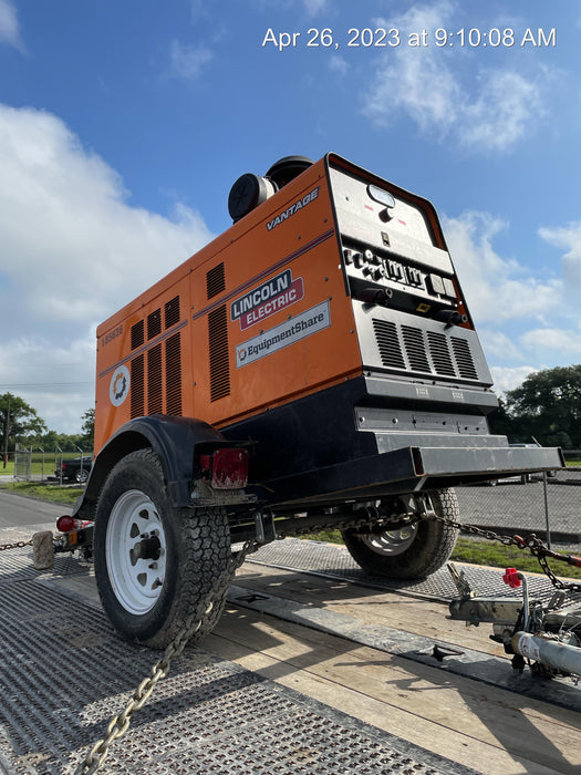 2021 Lincoln Electric Vantage 549X Ready Pak 3, ORANGE (includes trailer, cable rack, fender light kit)