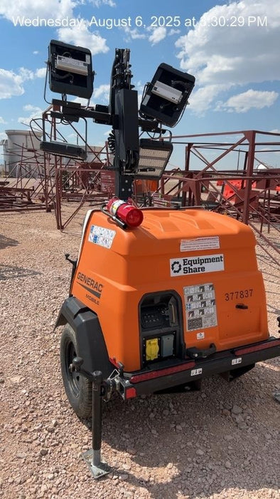 2023 Generac MLT2 Diesel, Flex Switch 120V Input, Powerzone Controller, 
(4) 320W LED Lights, 4kW Generator, 39.9 Gal Fuel Tank, 2" Ball, T3