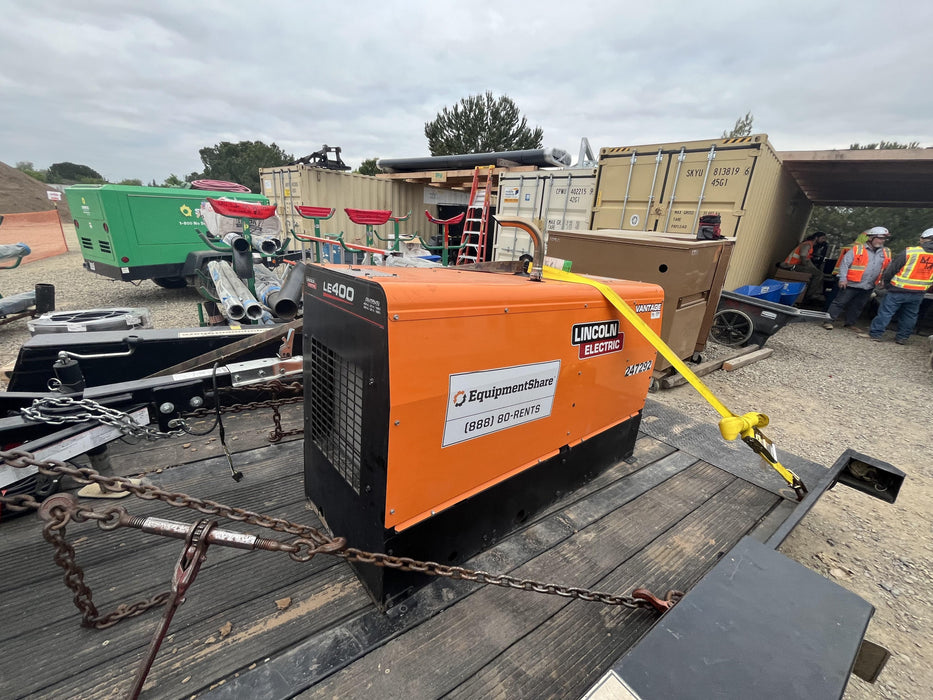 2022 Lincoln Electric LE400 Kubota V1505, Trlr, Cable Rack, Light Kit, ES Decals, T3