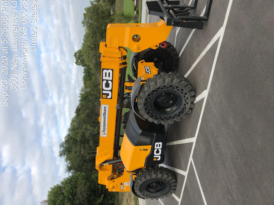 2020 JCB 509-42 Canopy, Solid Tires, Work Lights, Beacon, Aux Hydraulics, Back up Alarm, Lifting Eye, ES Decals