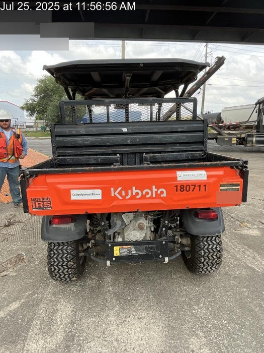 2022 Kubota RTV-X1140W-H Plastic Canopy, Windshield Acrylic Clear, LED Strobe Light, Wire Harness Kit, Back up Alarm