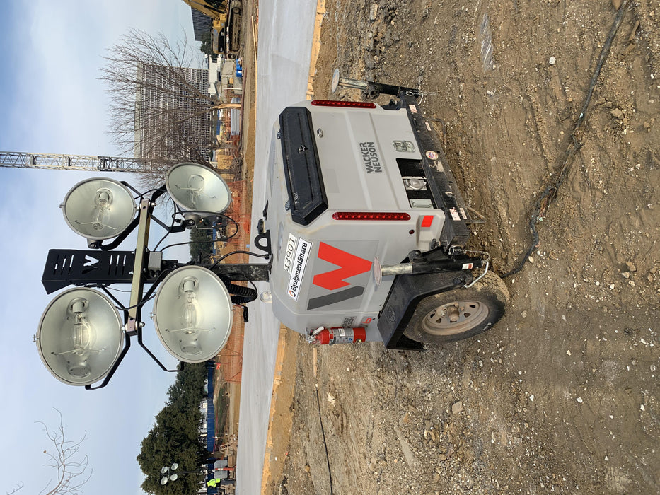 2019 Wacker Neuson LTV6L-MH Wacker Neuson LTV6L Mobile Light Tower w/Fuel Level Sensor Installed