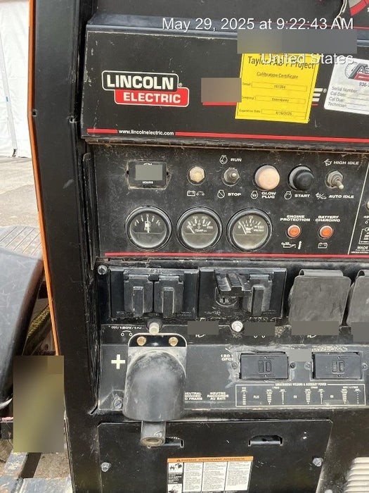 2021 Lincoln Electric Vantage 322 Vantage 322 Ready Pak 3 w/ Telematics & Decals, ORANGE (includes trailer, cable rack, fender light kit)