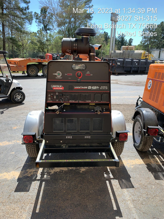 2022 Lincoln Electric Vantage 549X Crosslink Technology, Trailer Mounted, ES Decals, T3