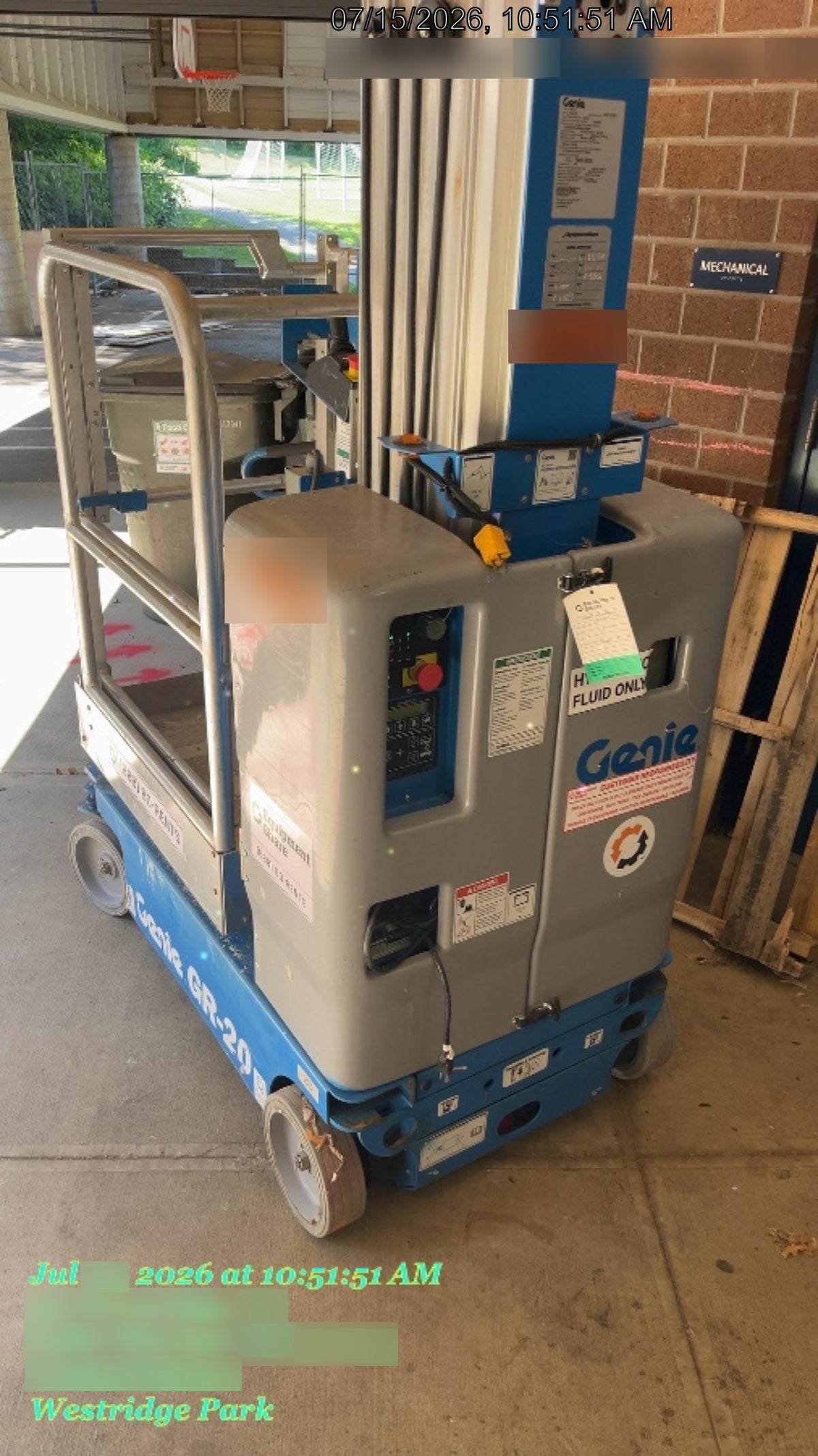 2019 GENIE GR-20