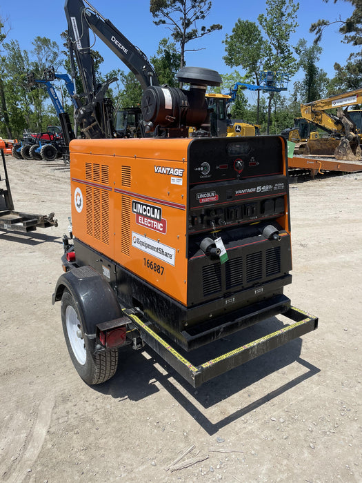 2021 Lincoln Electric Vantage 549X Ready Pak 3, ORANGE (includes trailer, cable rack, fender light kit)