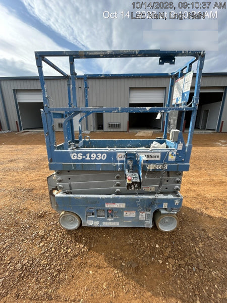 2020 Genie GS-1930 Solid Non Marking Tires, Beacon, Folding rails with half height swing gate