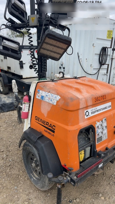 2023 Generac MLT2 Diesel, Flex Switch 120V Input, Powerzone Controller, 
(4) 320W LED Lights, 4kW Generator, 39.9 Gal Fuel Tank, 2" Ball, T3