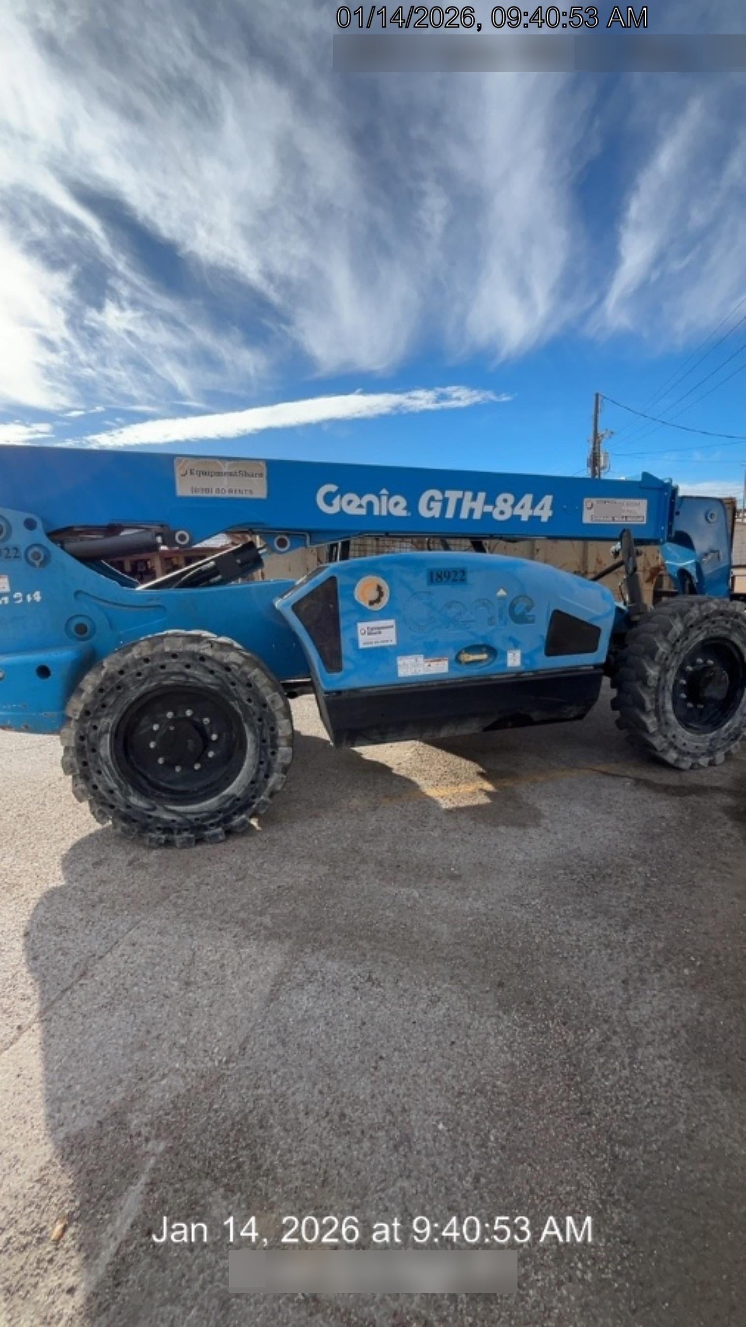 2018 GENIE GTH-844