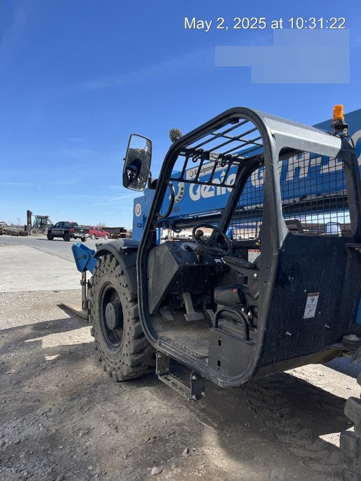 2018 Genie GTH-1056 Genie GTH-1056 w/ROPS, Work Lights, Solid Tires, RH Cab Mesh, Beacon, 60" Carriage and Forks