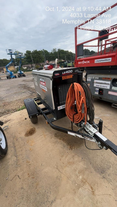 2024 Lincoln Electric LE400 Kubota V1505, Trlr, Cable Rack, Light Kit, ES Decals, T3