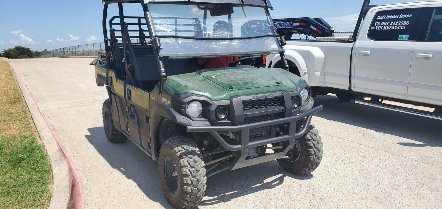 Kawasaki Mule PRO-DXT Standard Options, Backup Alarm, Beacon, Plastic Hard Top, Poly Windshield, Horn Kit