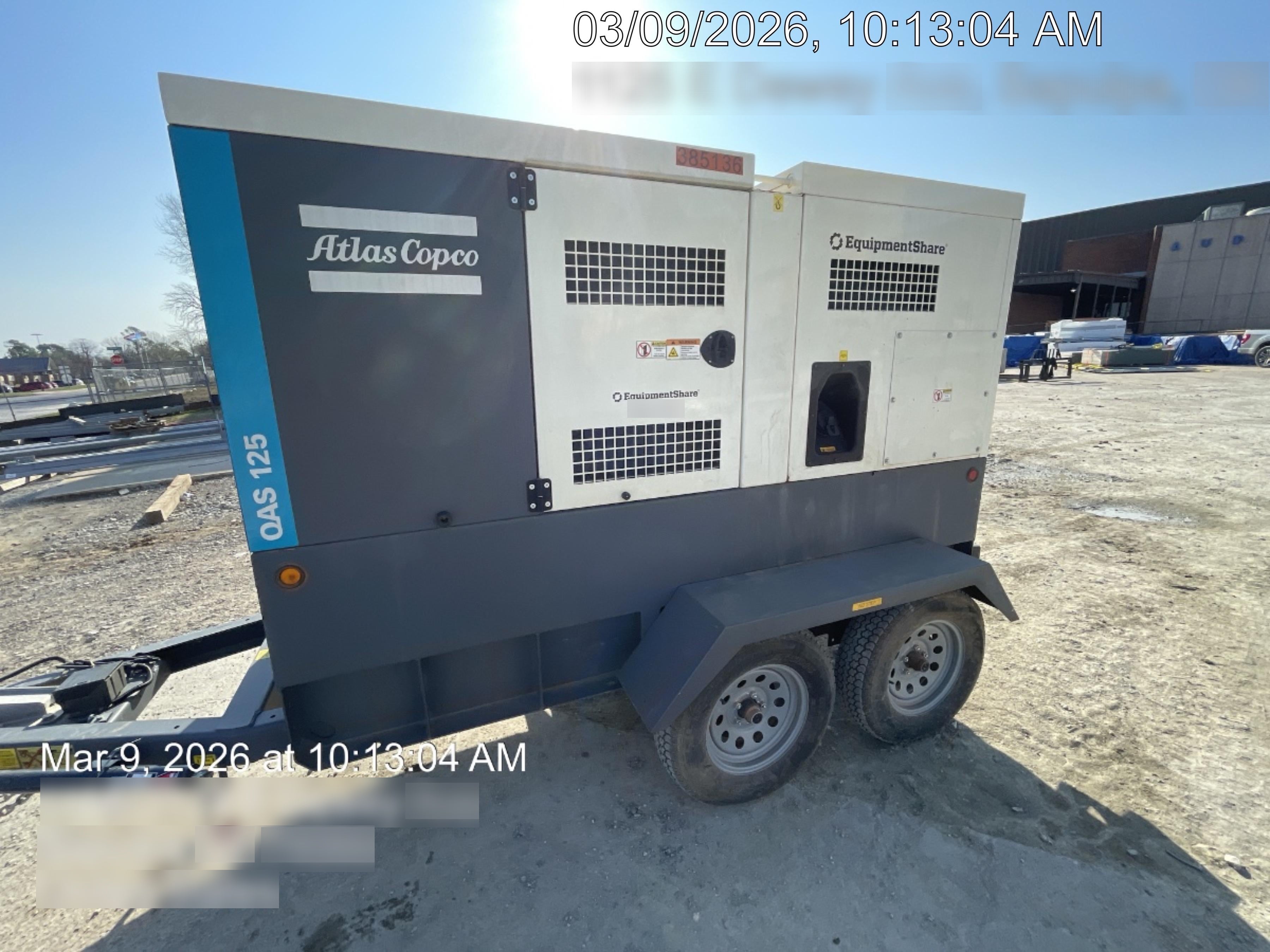 2023 ATLAS COPCO QAS 125