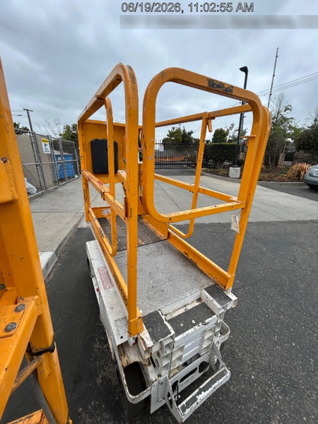 Custom Equipment HB-1430 <ul>
 <li>Hy-Brid Scissor Lift</li>
  <li>Platform capacity up to 670 lbs.</li>
  <li>Working height up to 20 ft</li>
  <li>Weighs under 1,700 lbs.</li>
  <li>Non-marking wheels </li>
</ul>