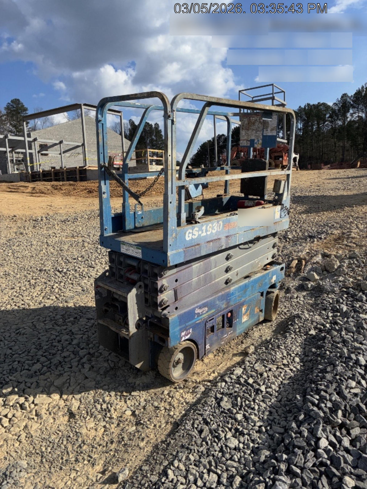 2019 Genie GS-1930 Fixed Rails with Chain Entry
