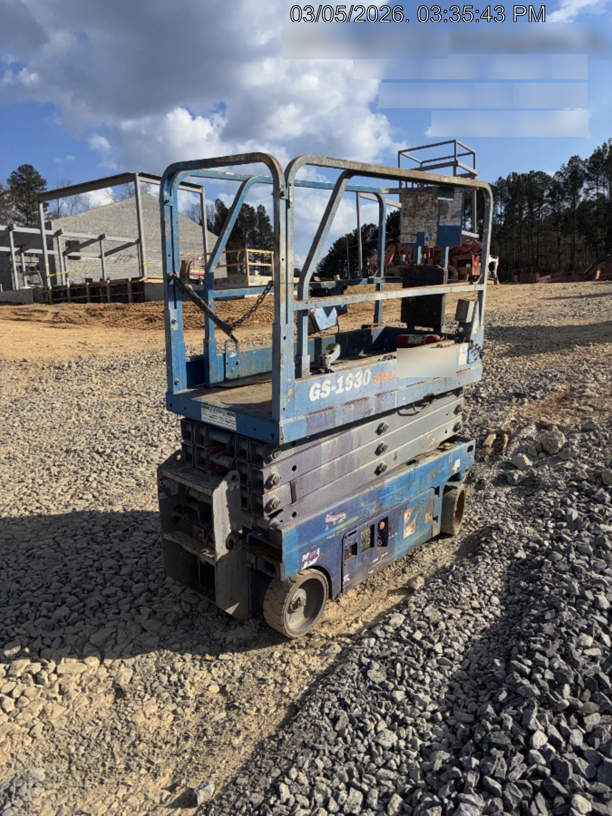 2019 Genie GS-1930 Fixed Rails with Chain Entry
