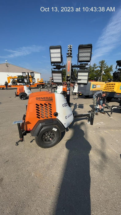 2023 Generac MLT2 Diesel, Flex Switch 120V Input, Powerzone Controller, 
(4) 320W LED Lights, 4kW Generator, 39.9 Gal Fuel Tank, 2" Ball, T3