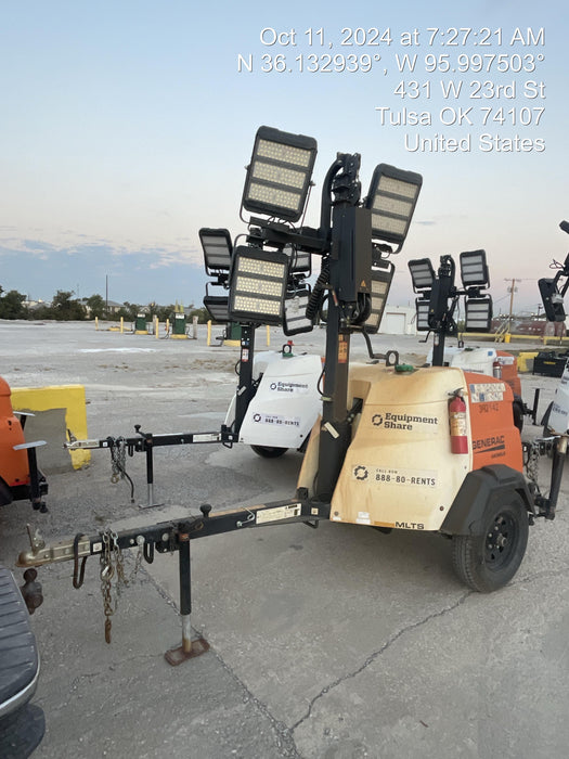 2024 Generac MLT2 Diesel, Flex Switch 120V Input, Powerzone Controller, 
(4) 320W LED Lights, 4kW Generator, 39.9 Gal Fuel Tank, 2" Ball, T3