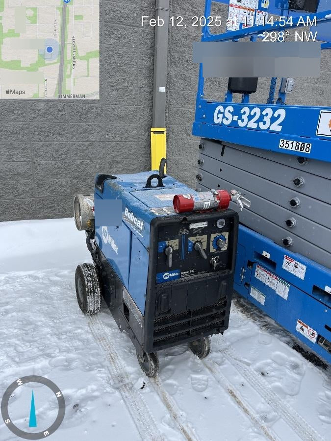 2019 Miller Electric BOBCAT 250 Standard w/Running Gear, Bracket, Hose