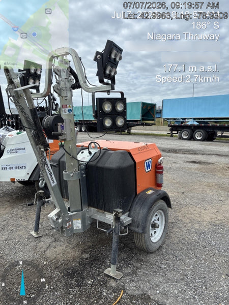 2024 Wanco WLTT-4MM4K Diesel, Deep Sea Controller, Shore Power Plug, Auto Start, (4) 350W LED Floodlights, 4kW Generator, 60 Gal Fuel Tank, 2" Ball, T3