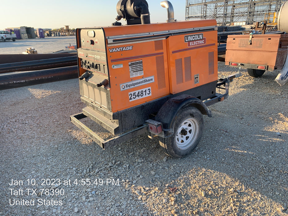 2022 Lincoln Electric Vantage 549X Crosslink Technology, Trailer Mounted, ES Decals, T3