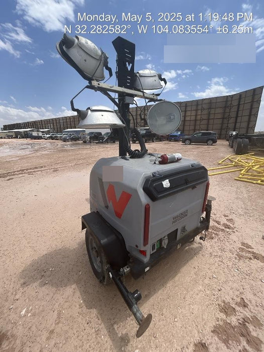 2019 Wacker Neuson LTV6L-MH Wacker Neuson LTV6L Mobile Light Tower w/Fuel Level Sensor Installed