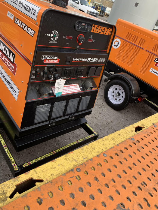 2021 Lincoln Electric Vantage 549X Ready Pak 3, ORANGE (includes trailer, cable rack, fender light kit)