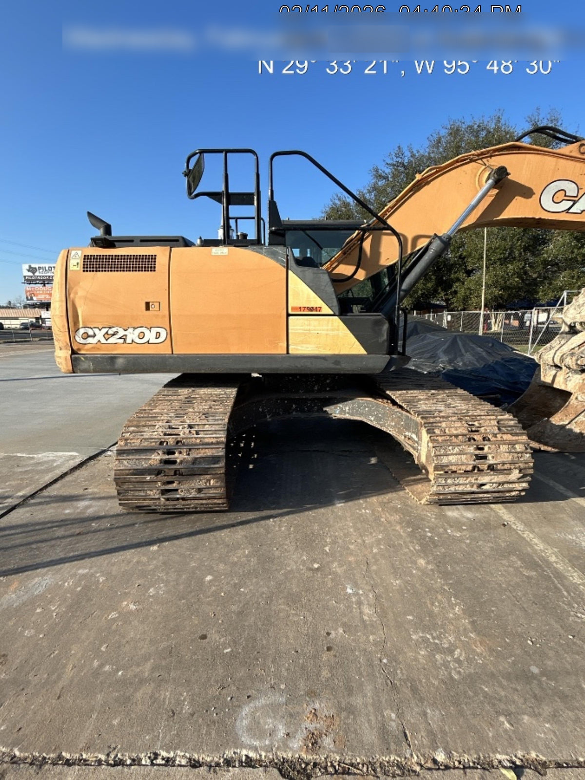 2021 CASE CX210D