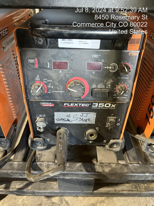 2021 LINCOLN ELECTRIC FLEXTEC 350X