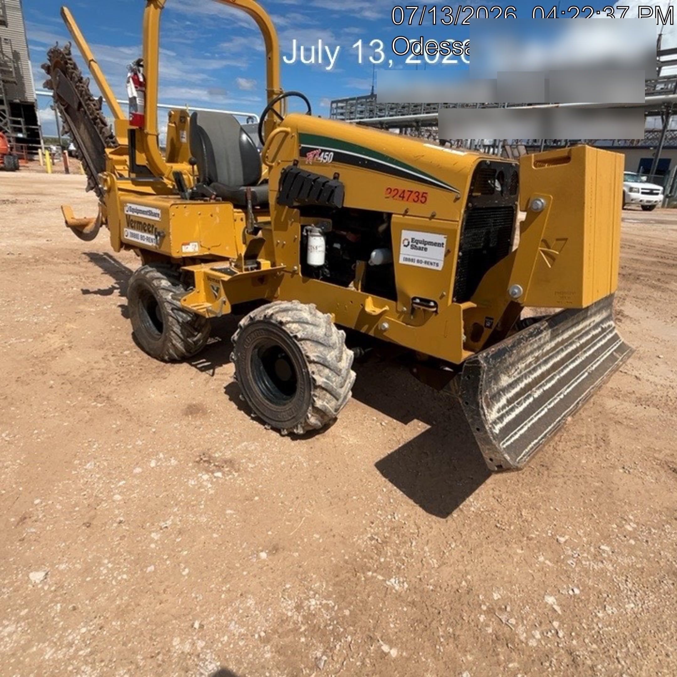 2022 VERMEER RTX450