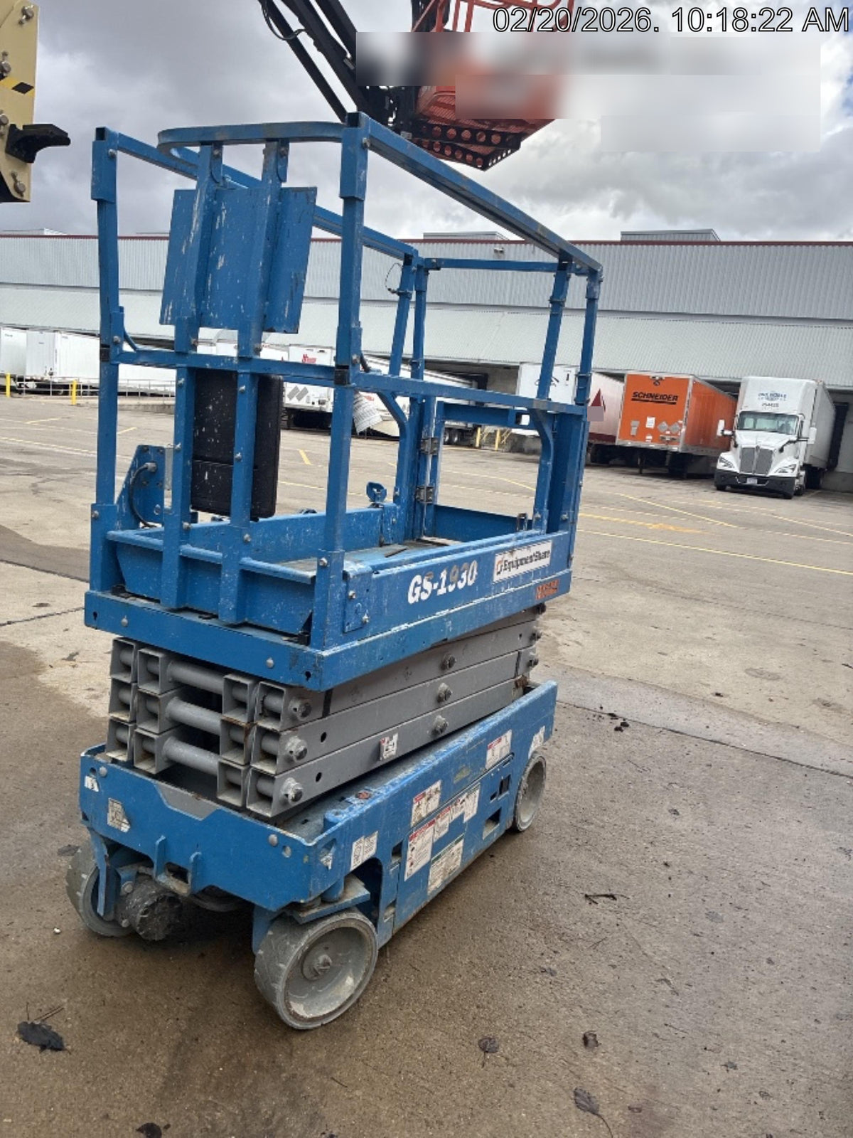2020 Genie GS-1930 Solid Non Marking Tires, Beacon, Folding rails with half height swing gate