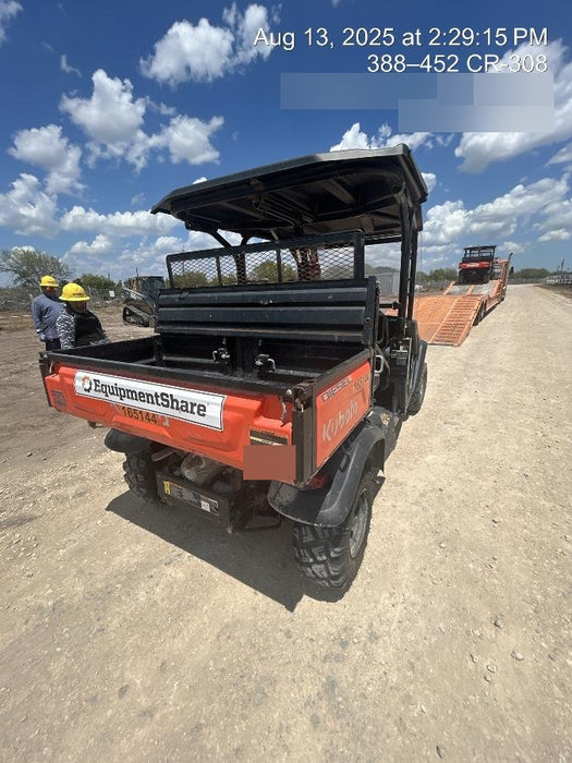 2021 Kubota RTV-X1140W-H Plastic Canopy, Windshield Acrylic Clear, LED Strobe Light, Wire Harness Kit, Back up Alarm