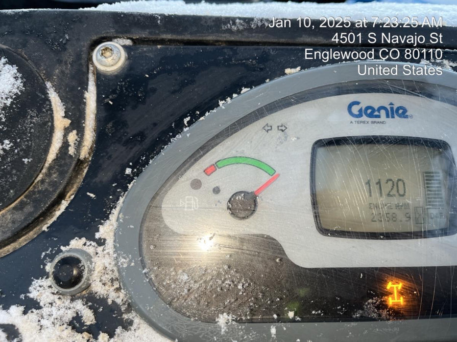 2018 Genie GTH-1056 Genie GTH-1056 w/Open ROPS, Solid Tires, Work Lights, 60" carriage/forks, cab mesh, beacon