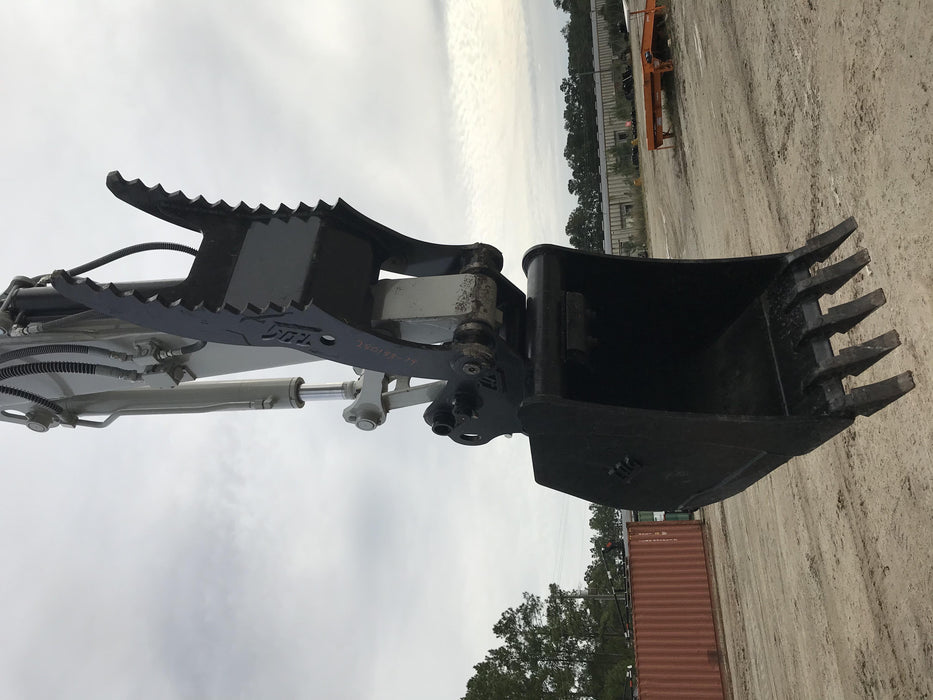 2019 Takeuchi TB290 Cab, AC, Rubber Tracks, Dozer Blade, Travel Alarm, Control Pattern Change Valve, Auxiliary Hydraulics w/18" Quick Coupler Bucket with teeth, 6.2 cu. ft. capacity/24" Quick Coupler Bucket with teeth, 8.6 cu. ft. capacity/36" Quick Coupler Bucket with teeth, 13.4 cu. ft. capacity, Quick Coupler, Hydraulic Thumb Installed