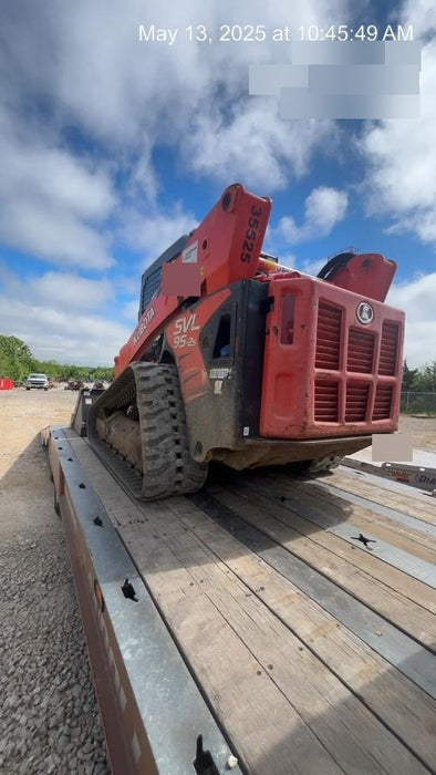 2019 Kubota SVL95-2S Cab/Heat/Air, Standard Tracks, Standard Flow, Hydraulic QC 80" HD Tooth Bucket