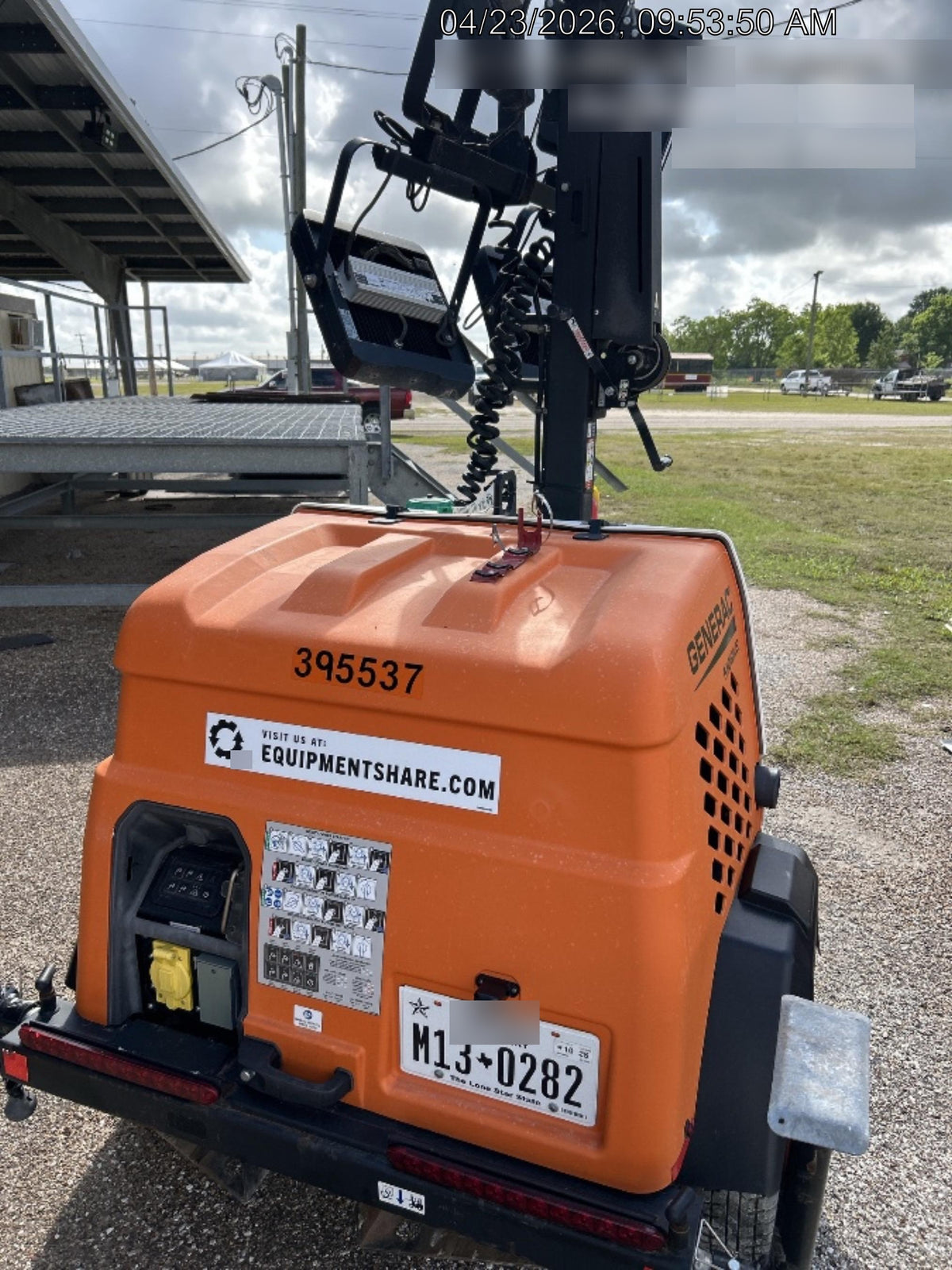 2024 Generac MLT2 Diesel, Flex Switch 120V Input, Powerzone Controller, 
(4) 320W LED Lights, 4kW Generator, 39.9 Gal Fuel Tank, 2" Ball, T3