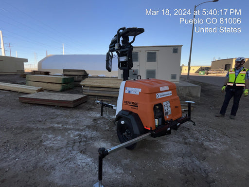 2023 Generac MLT2 Diesel, Flex Switch 120V Input, Powerzone Controller, 
(4) 320W LED Lights, 4kW Generator, 39.9 Gal Fuel Tank, 2" Ball, T3