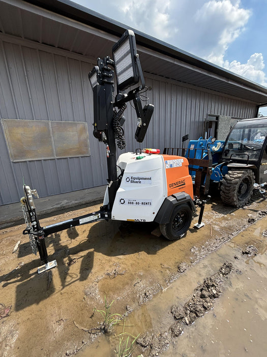 2024 Generac MLT2 Diesel, Flex Switch 120V Input, Powerzone Controller, 
(4) 320W LED Lights, 4kW Generator, 39.9 Gal Fuel Tank, 2" Ball, T3