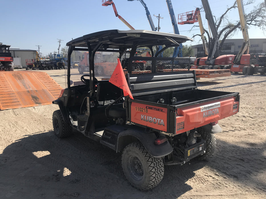 2020 Kubota RTV-X1140W-H Canopy, 4-Seater, Diesel, Windshield Acrylic Clear, Strobe Light, Backup Alarm