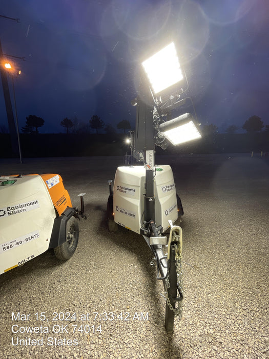 2023 Generac MLT2 Diesel, Flex Switch 120V Input, Powerzone Controller, (4) 320W LED Lights, 4kW Generator, 39.9 Gal Fuel Tank, 2" Ball, T3