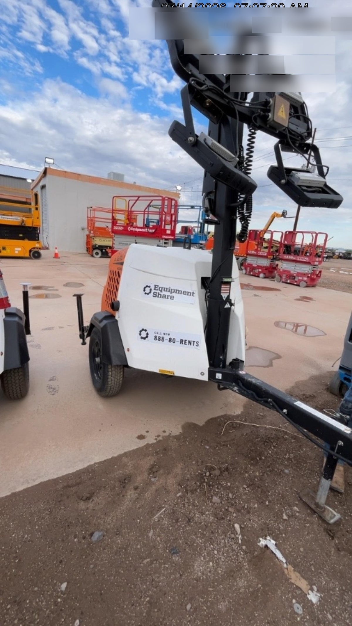 2025 Generac MLTS-4 Diesel, Mitsubishi L2E, 7.1 hp @1800 rpm, Flex Switch 120V Input, Powerzone Controller, (4) 320W LED Lights, 4kW Generator, 39.9 Gal Fuel Tank, 2" Ball, ES Decals