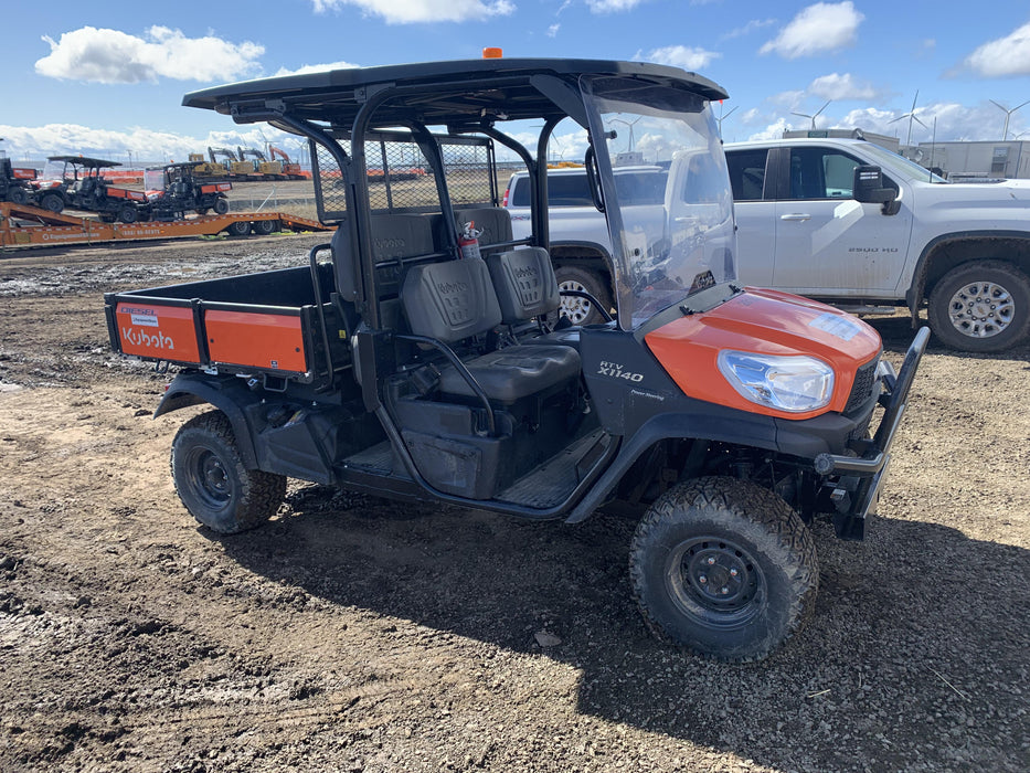 2022 Kubota RTV-X1140W-H Plastic Canopy, Windshield Acrylic Clear, LED Strobe Light, Wire Harness Kit, Back up Alarm